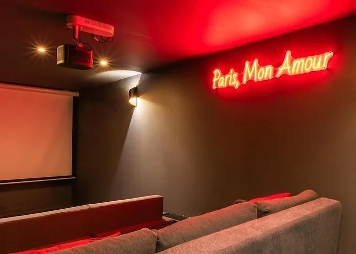 Parisconciergerie - Duplex For 12 With Cinema, 4br Apartamento Paris